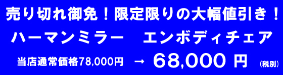 ハーマンミラーエンボディチェア 限定格安セール